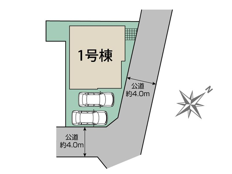 ブルーミングガーデン相模原市南区東大沼２丁目１棟の見取り図
