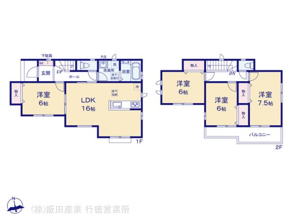 ハートフルタウン船橋市夏見台4丁目27番の見取り図