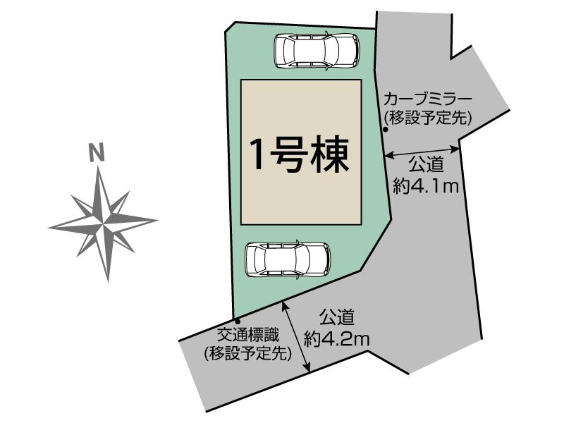 ブルーミングガーデン所沢市松郷１棟の見取り図