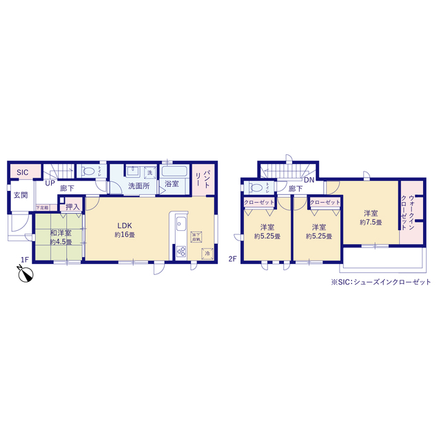 グラファーレ4373千葉市貝塚３期１棟の見取り図
