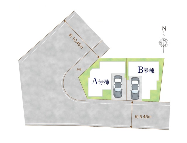 ハートフルタウン足立区青井2丁目1906番の見取り図
