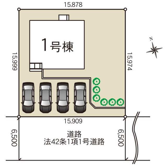 【販売中物件：1号棟】