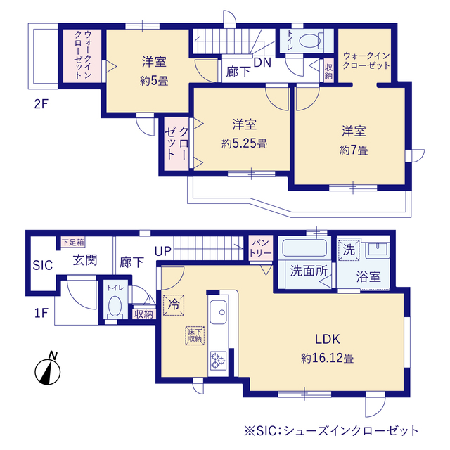 グラファーレ4213立川市柏町４期８棟の見取り図