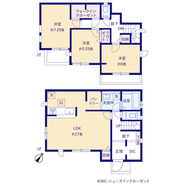 グラファーレ4267ふじみ野市大井中央７期１０棟の見取り図