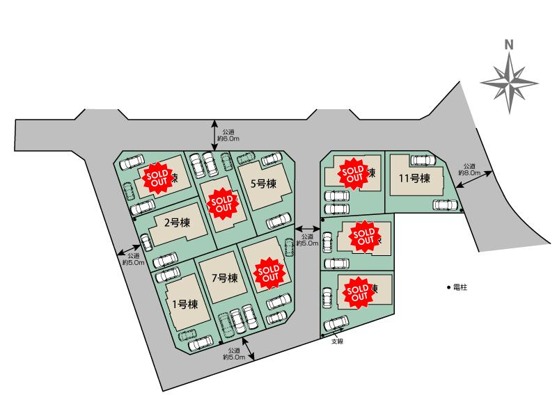 ブルーミングガーデン八王子市楢原町１６棟の見取り図