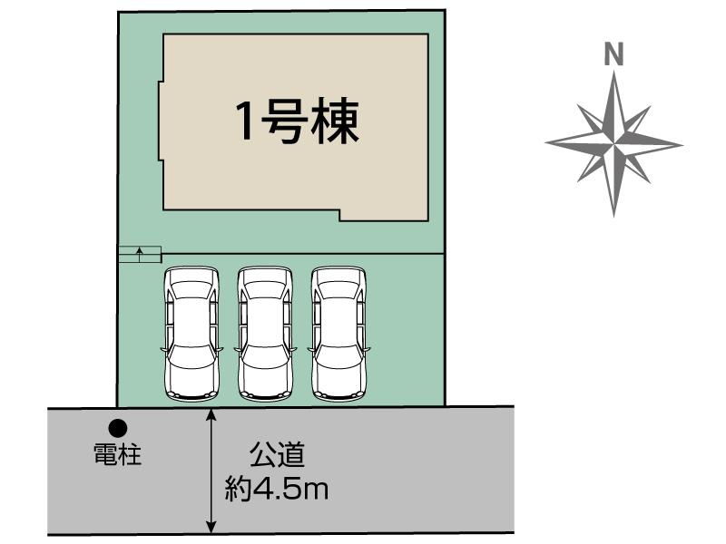 ブルーミングガーデン千葉市若葉区大宮台５丁目１棟の見取り図