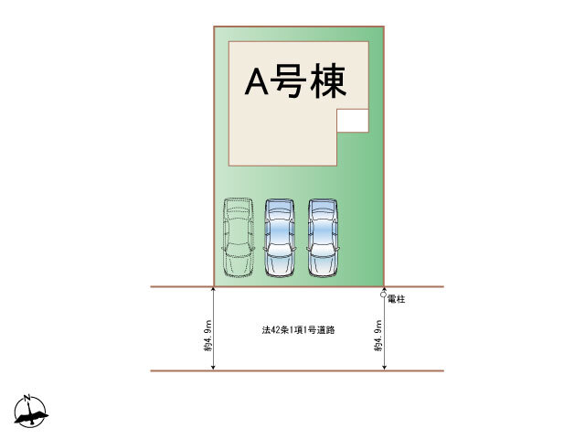 ハートフルタウン(東)愛西市西保町2期の見取り図