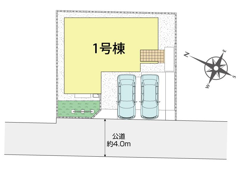 春日部市粕壁東5丁目1棟 区画図