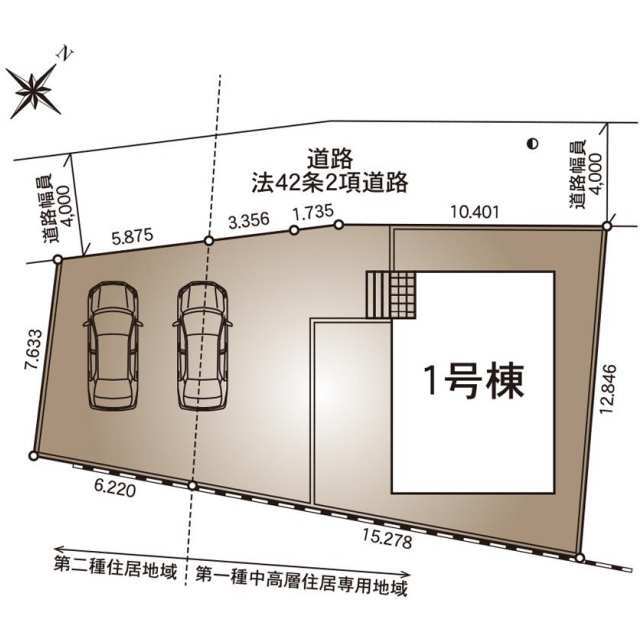 クレイドルガーデン古河市中田 第5の見取り図