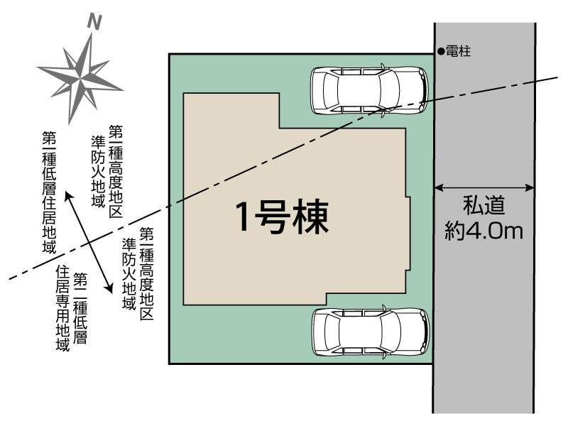 ブルーミングガーデン西東京市住吉町６丁目１棟の見取り図