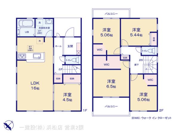 リーブルガーデン新城市市場台第１期の見取り図