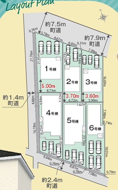 リナージュ美浜町奥田　第２期の見取り図