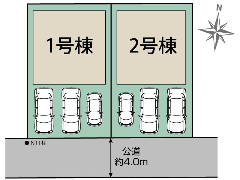 磐田市国府台3期2棟 区画図