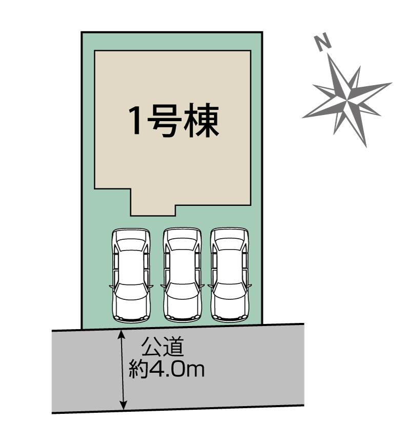 ブルーミングガーデン江南市赤童子町白山１棟の見取り図