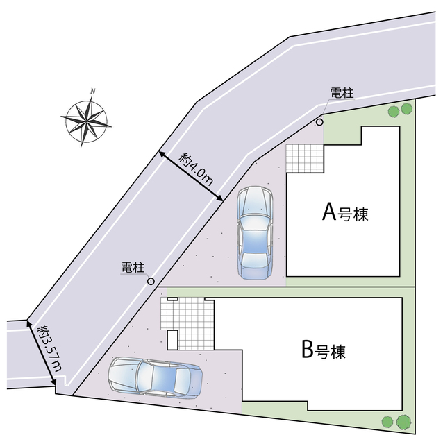 ハートフルタウン足立区六月1丁目675番の見取り図
