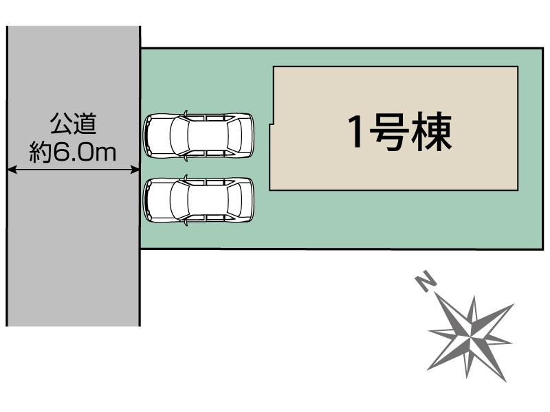 ブルーミングガーデン八千代市高津１棟の見取り図