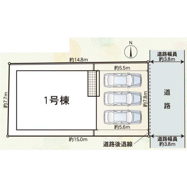 クレイドルガーデン広島市東区温品 第4の見取り図