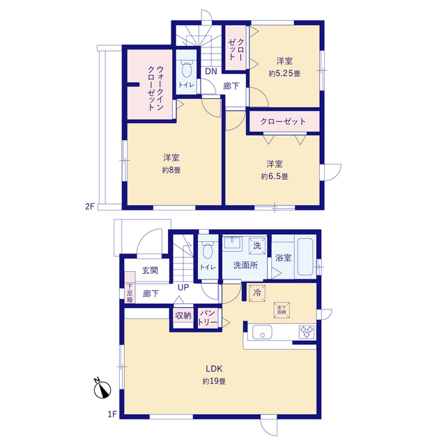 グラファーレ4344相模原市富士見３期２棟の見取り図
