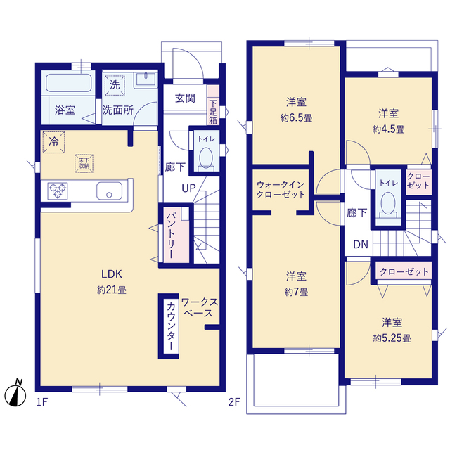 グラファーレ4263東村山市恩多町２６期８棟の見取り図