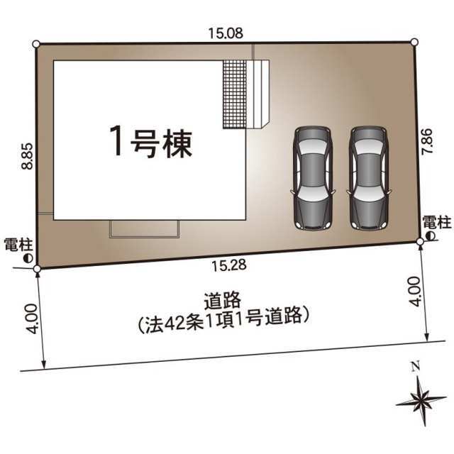クレイドルガーデン磐田市見付 第8の見取り図