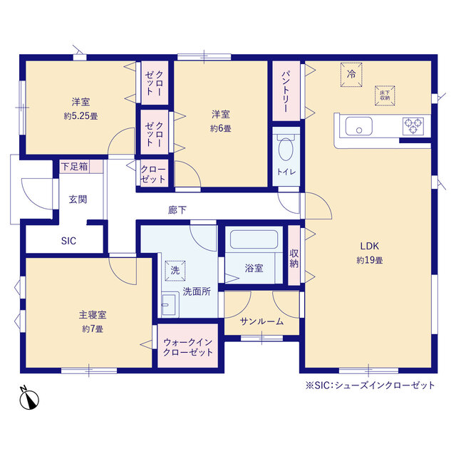 グラファーレ4294北九州市徳吉東２期２棟の見取り図
