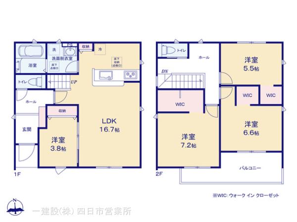 リーブルガーデン鈴鹿市東玉垣町第９の見取り図