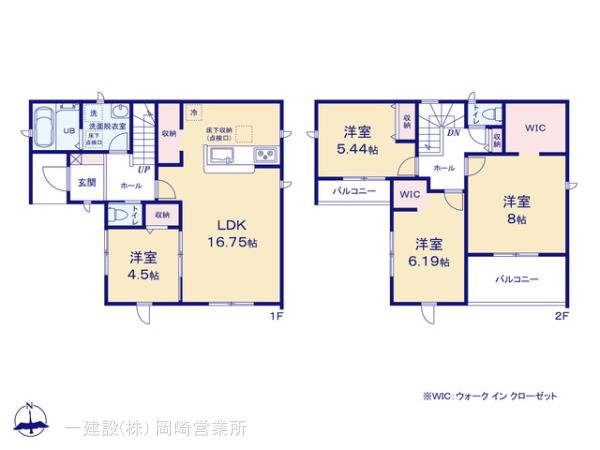 リーブルガーデン豊橋第２６高師緑地東の見取り図