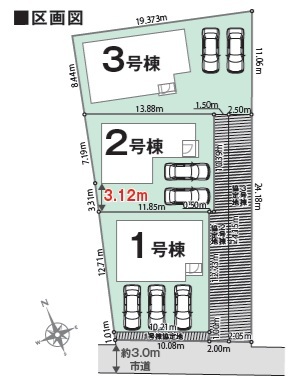 リナージュ碧南市坂口町２丁目０１期の見取り図