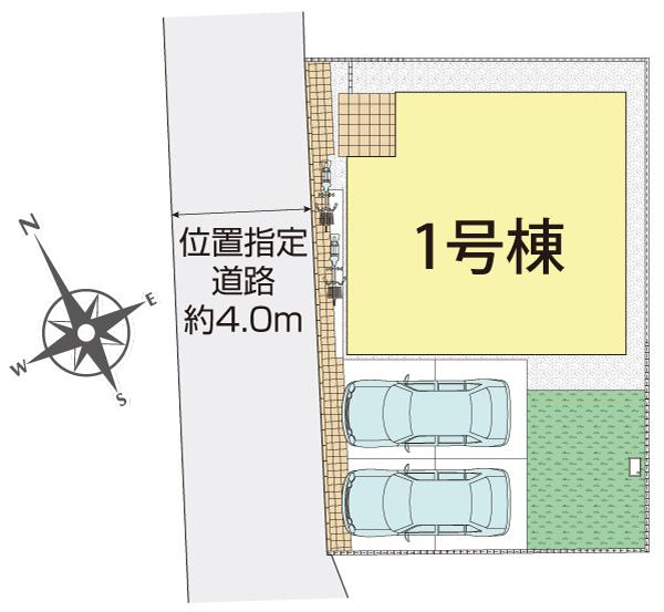ブルーミングガーデン調布市飛田給２丁目１棟の見取り図