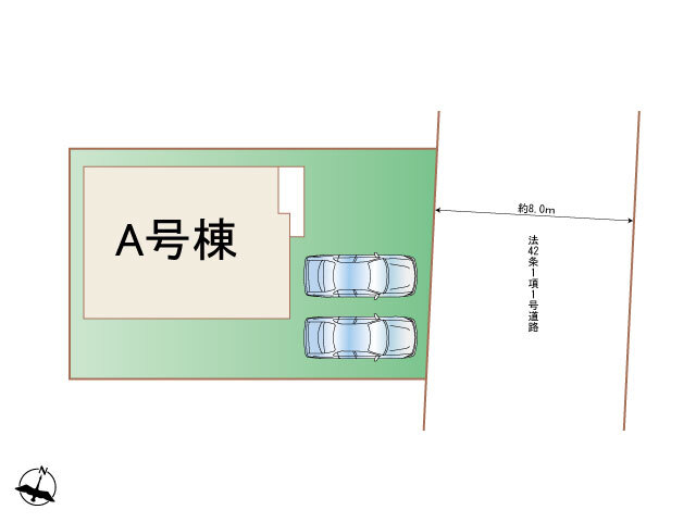 ハートフルタウン綾瀬市大上3丁目540番の見取り図
