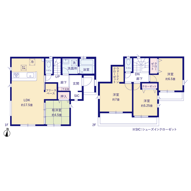 グラファーレ4322佐倉市井野３３期１棟の見取り図