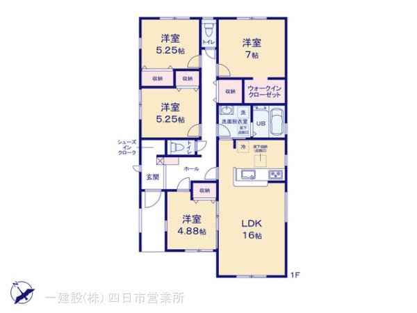 リーブルガーデン鈴鹿市下大久保町の見取り図