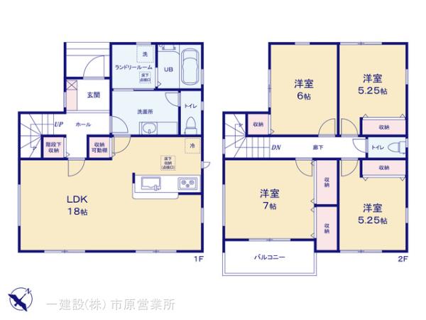 リーブルガーデン君塚２丁目の見取り図