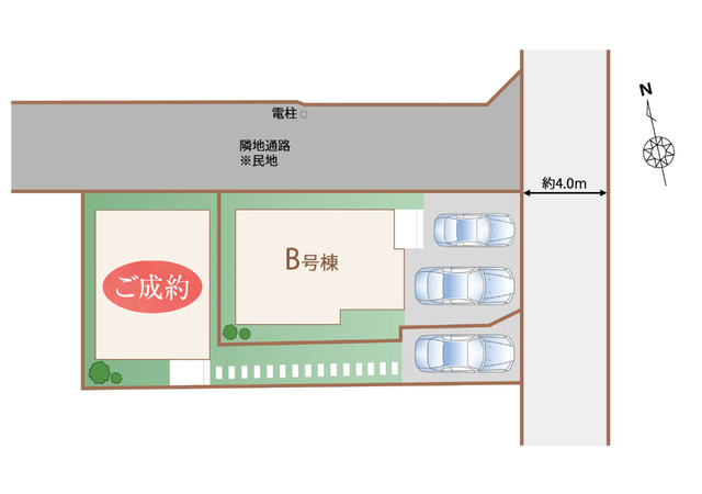ハートフルタウン法人小金井東町五丁目2期の見取り図