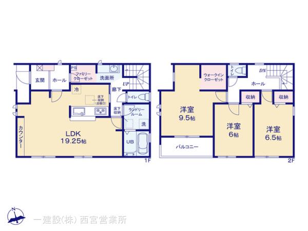リーブルガーデン富田林市錦織北２丁目２期の見取り図