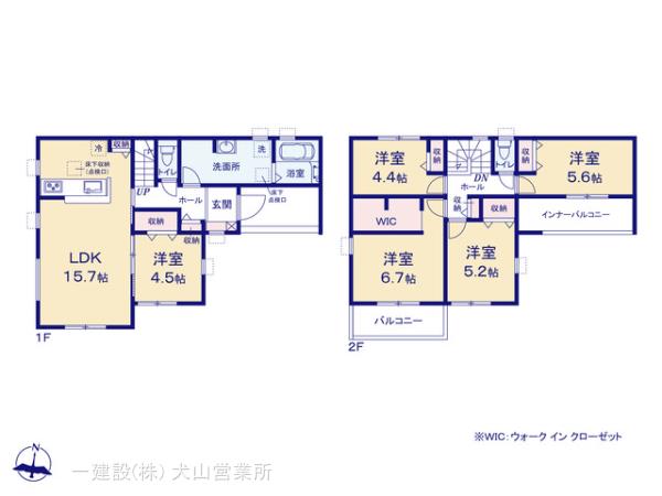 リーブルガーデン美濃加茂市蜂屋町上蜂屋の見取り図