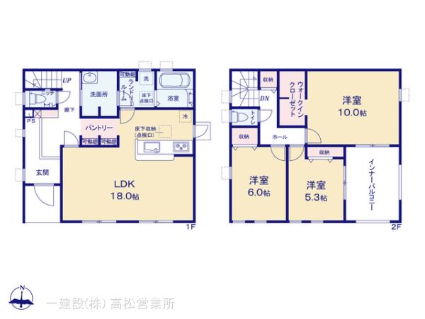 リーブルガーデン高松市円座町第九の見取り図