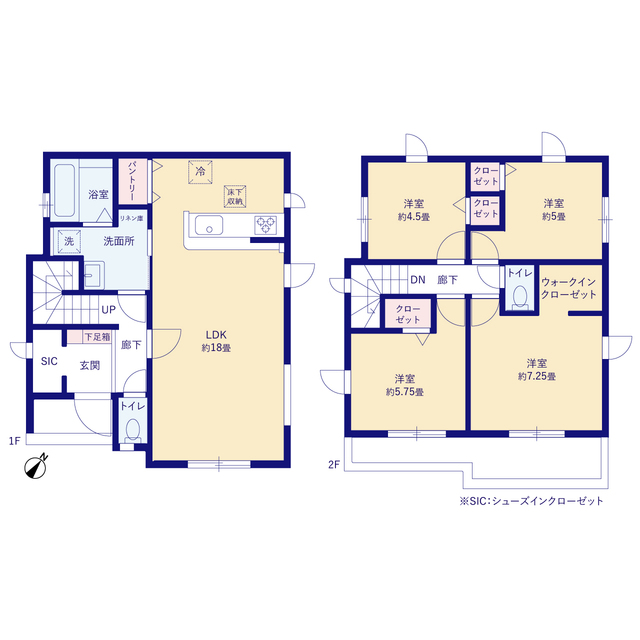 グラファーレ4303桶川市坂田東４期１棟の見取り図