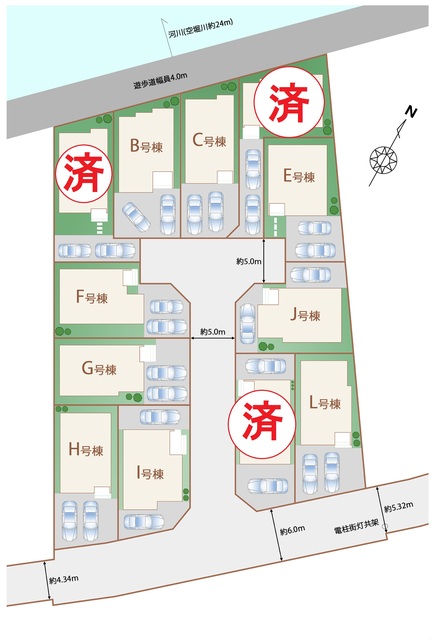 ハートフルタウン東村山恩多町36期の見取り図