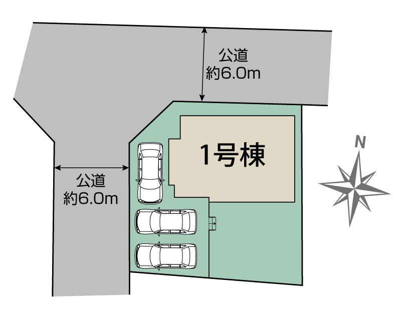 ブルーミングガーデン野田市岩名１丁目１棟の見取り図