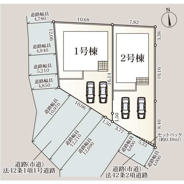クレイドルガーデン唐津市旭が丘 第1の見取り図