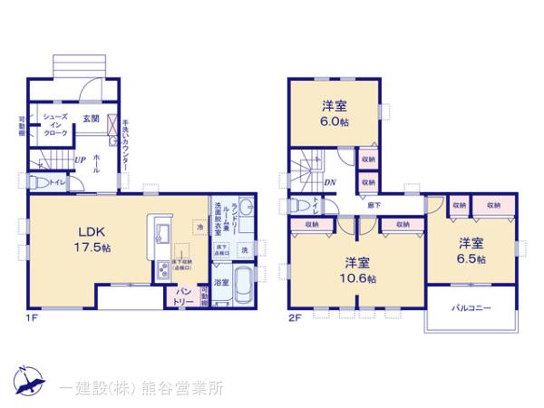 リーブルガーデン深谷岡里第３の見取り図