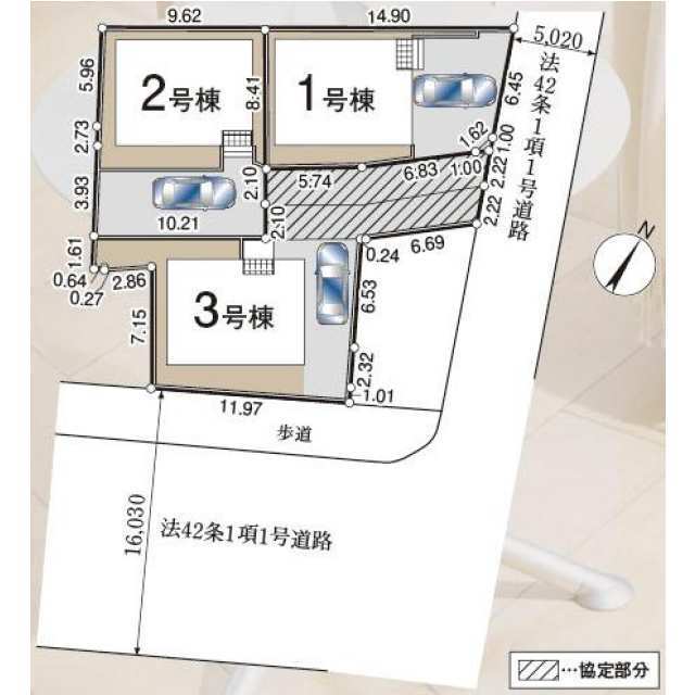 クレイドルガーデン狭山市中央 第8の見取り図
