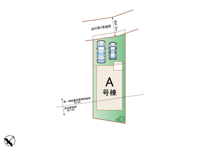 ハートフルタウン藤沢市高倉715番の見取り図
