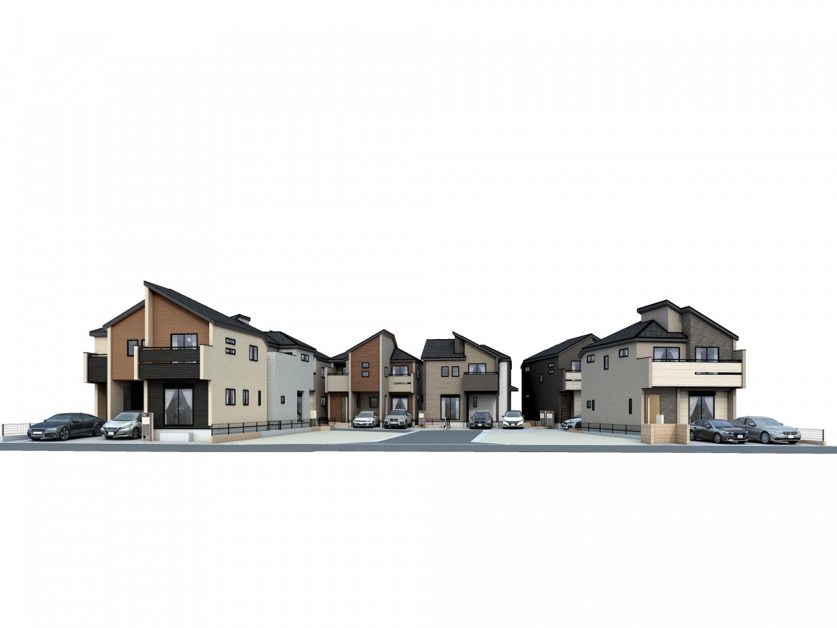 外観完成予想パース 