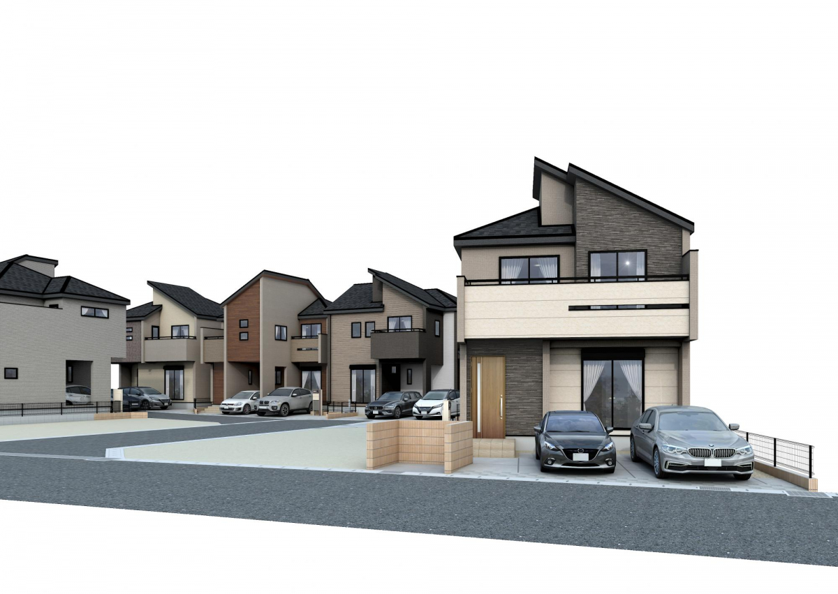 外観完成予想パース 