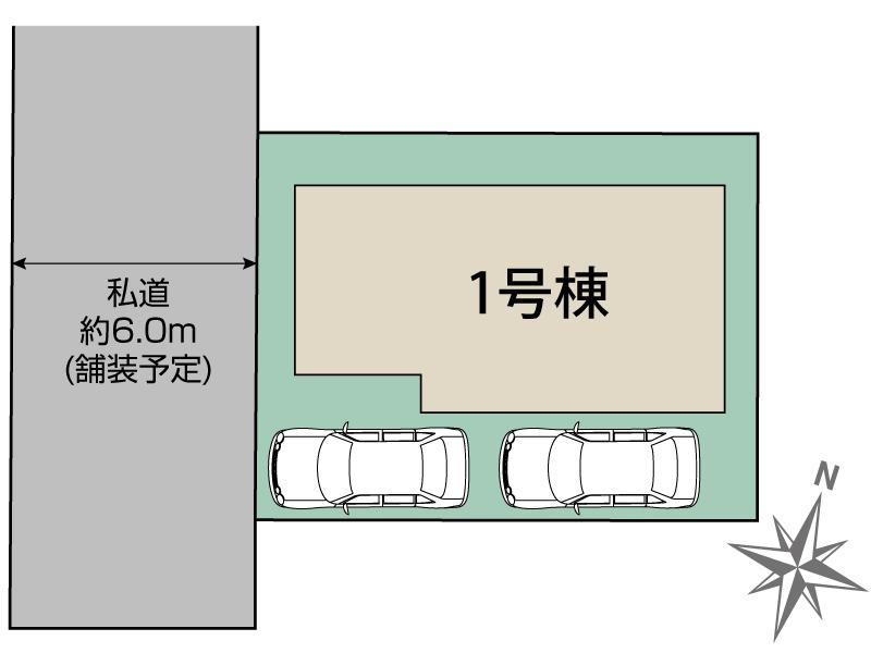 ブルーミングガーデン練馬区石神井台８丁目１棟の見取り図