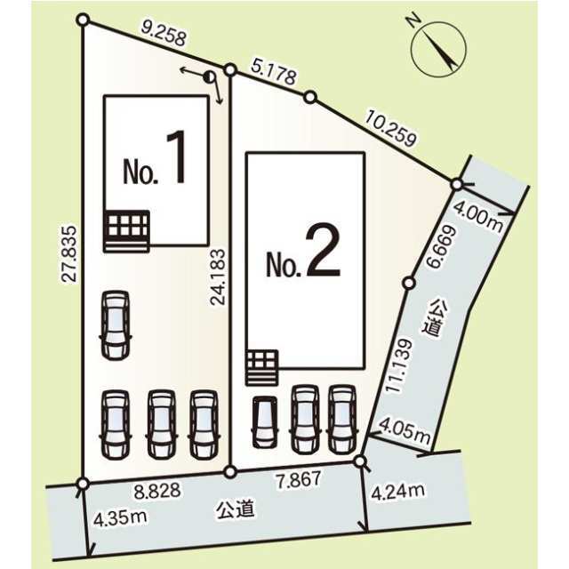 クレイドルガーデン桐生市広沢町 第19の見取り図