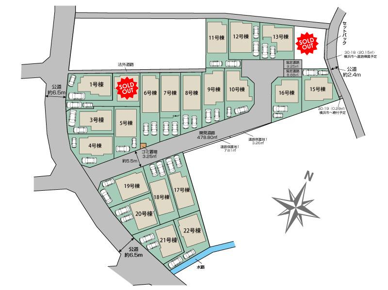 横浜市瀬谷区北新2期22棟 区画図