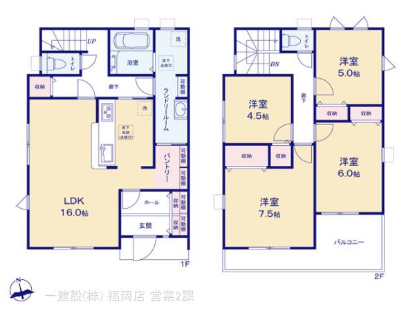 リーブルガーデン城南区七隈第六の見取り図